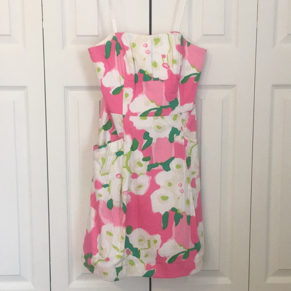 Lilly Pulitzer strapless dress